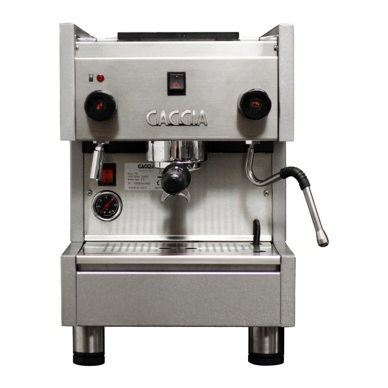 Gaggia TS Gebrauchsanweisung