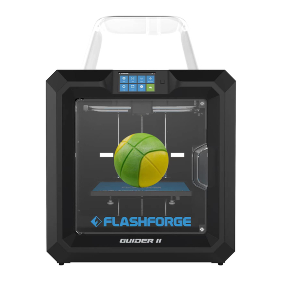 Flashforge Guider II Anleitung