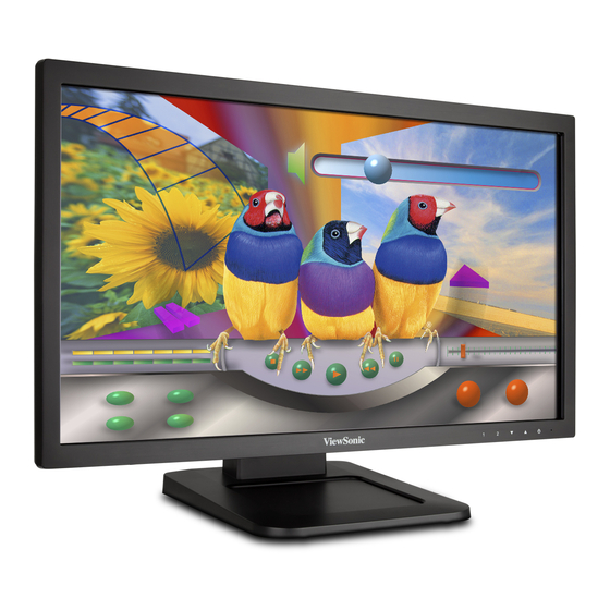 ViewSonic TD2220 Bedienungsanleitung
