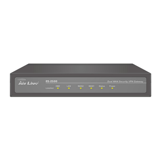 AirLive RS-2500 Kurzanleitung