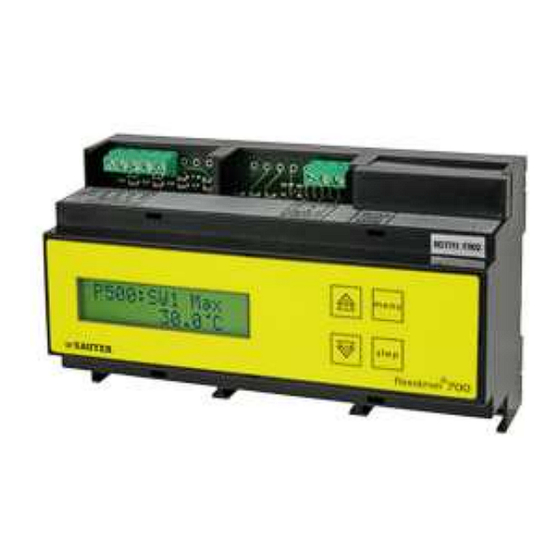 Sauter RDT 711 Installationsanweisung