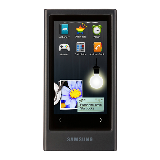 Samsung YP-P3 Handbücher