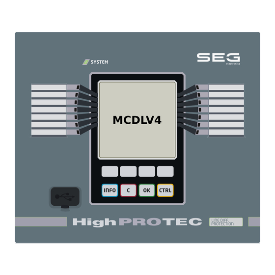 Seg HighPROTEC MCDLV4 Handbuch