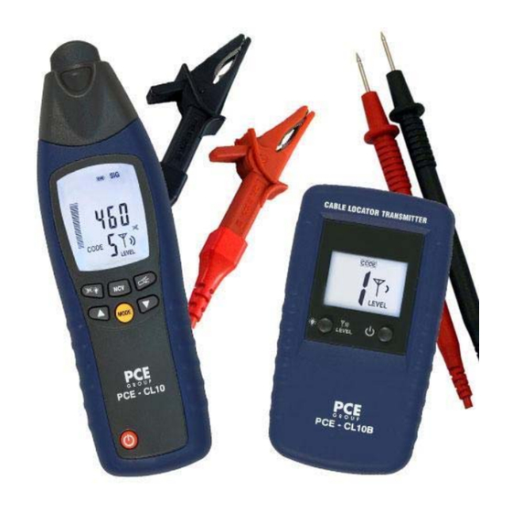 PCE Instruments PCE-CL 10 Bedienungsanleitung