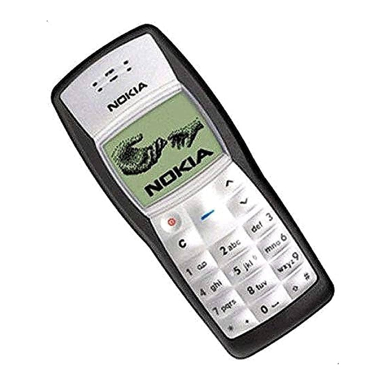 Nokia 1100 Bedienungsanleitung