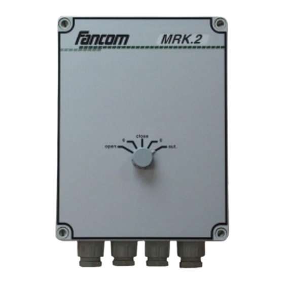 Fancom MRK.2 Anleitung