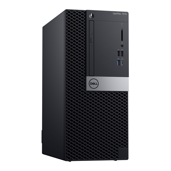 Dell OptiPlex 7070 Tower Einrichtung Und Technische Daten