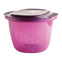 Tupperware Micro Pasta Maker Round Bedienungsanleitung