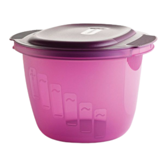 Tupperware Micro Pasta Maker Round Bedienungsanleitung