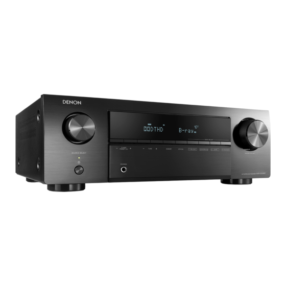 Denon AVR-X250BT Bedienungsanleitung