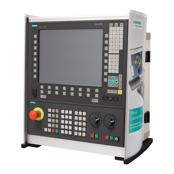 Siemens SINUMERIK 840D sl Bedienhandbuch