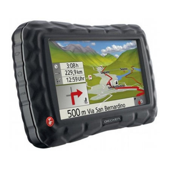 Becker Crocodile Traffic Assist Z100 Bedienungsanleitung