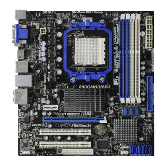 ASROCK 880GMH/USB3 Bedienungsanleitung