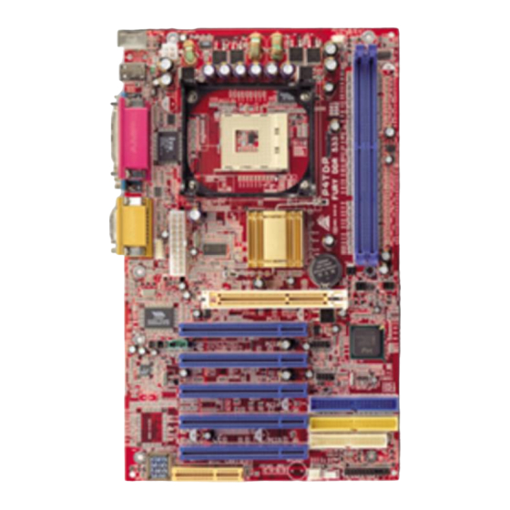 Biostar P4TDP Pro Anleitung