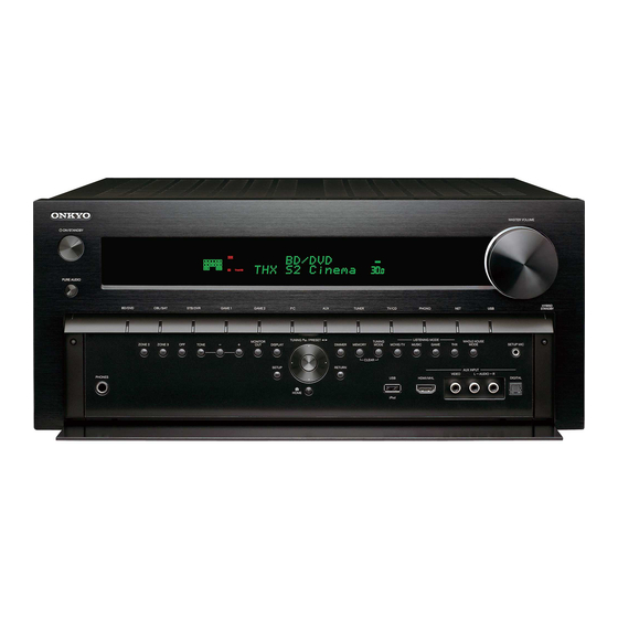 Onkyo TX-NR818 Handbücher