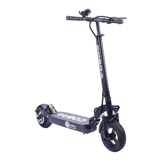 Mobility COBRA Bedienungsanleitung