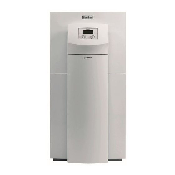 Vaillant geoTHERM plus VWS Serie Installationsanleitung