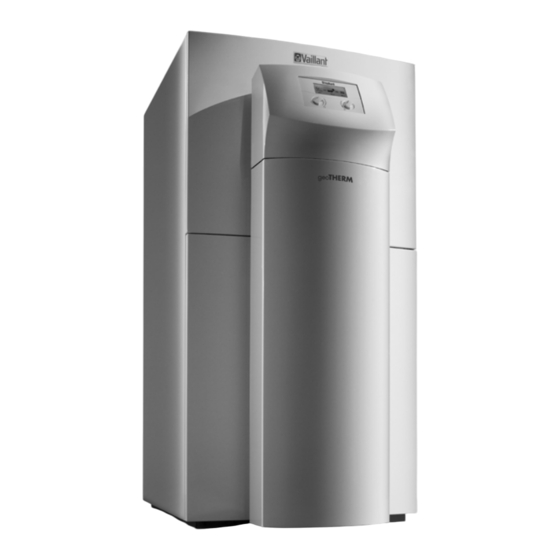 Vaillant geoTHERM plus VWS-Serie Installationsanleitung