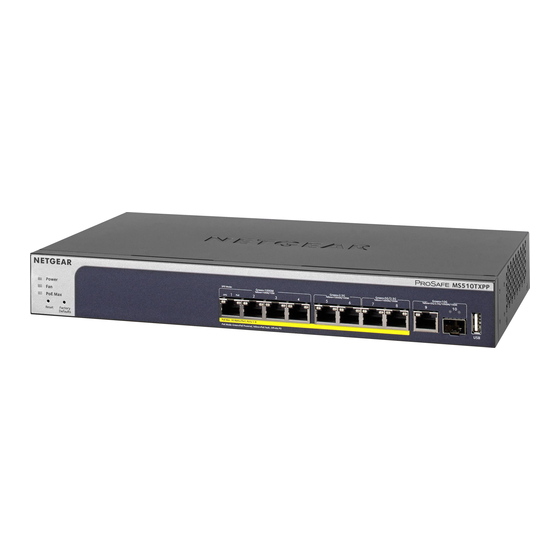 NETGEAR MS510TX Installationsanleitung
