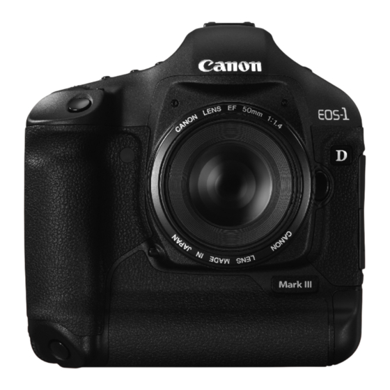 Canon EOS-1 D Mark III Bedienungsanleitung