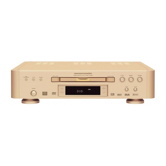 Marantz DV-12S2 Handbuch