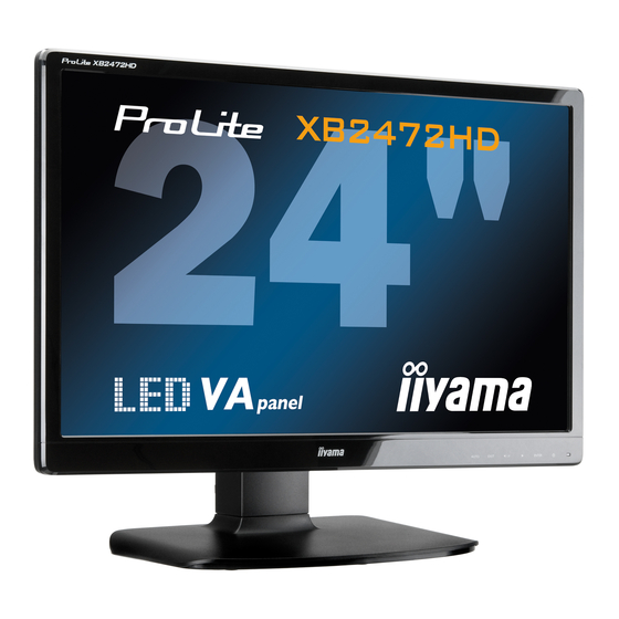 iiyama ProLite XB2472HD Bedienungsanleitung