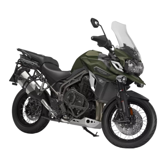 Triumph Explorer XR Benutzerhandbuch