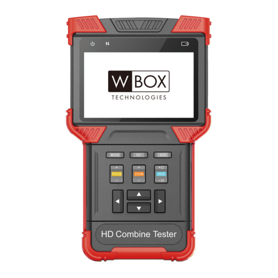WBOX Technologies WBXMLTEST Bedienungsanleitungen