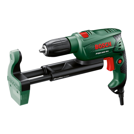 Bosch psb 500 re Originalbetriebsanleitung