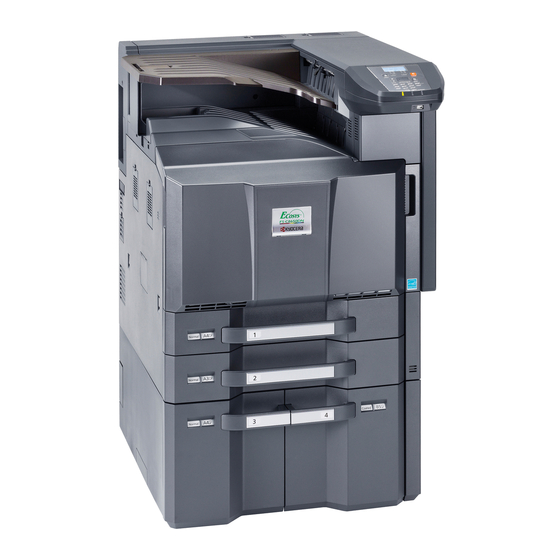 Kyocera FS-C8600DN Bedienungsanleitung