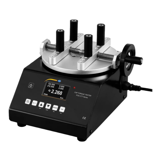 PCE Instruments PCE-CTT Serie Bedienungsanleitung
