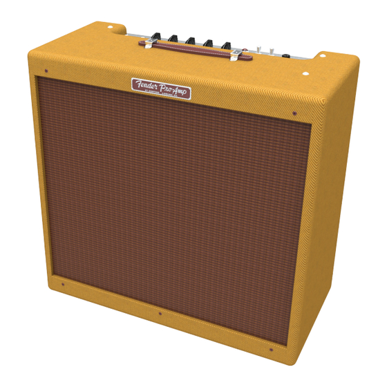 Fender ’57 Custom Pro-Amp Bedienungshandbuch