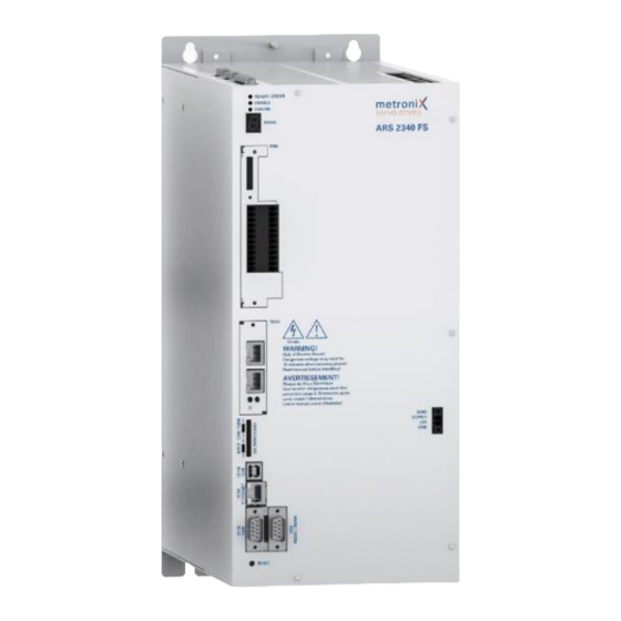 Metronix ARS 2320 FS Produkthandbuch / Montageanleitung