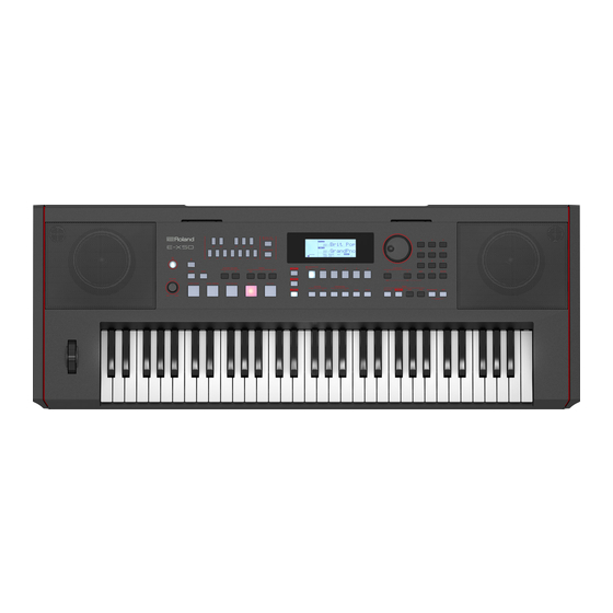 Roland E-X50 Bedienungsanleitung