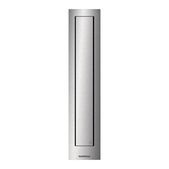 Gaggenau VL 410 Gebrauchsanleitung