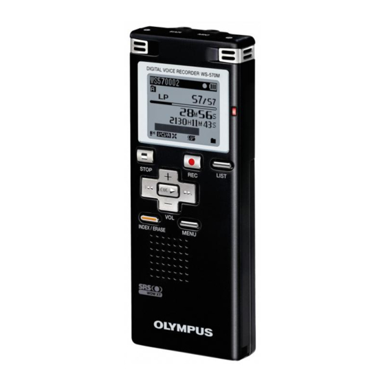 Olympus WS-570M Bedienungsanleitung