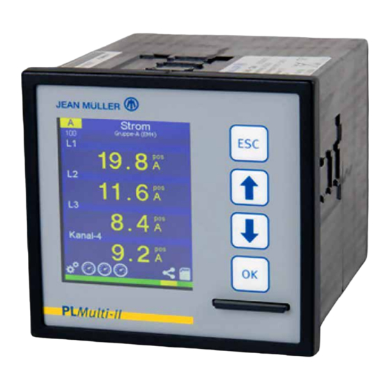 jean muller PLMulti-II serie Betriebsanleitung