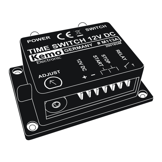 Kemo M113A Einbauanleitung