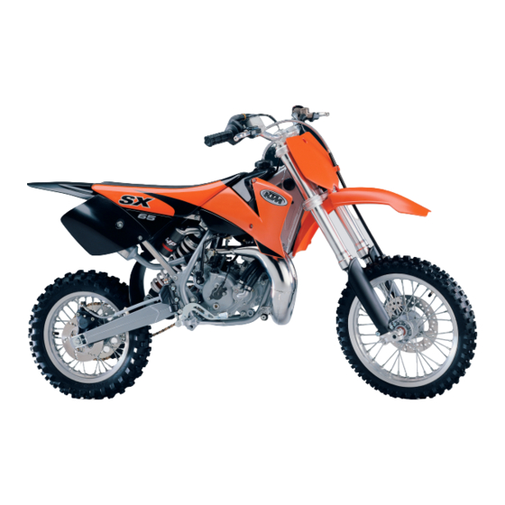KTM 65 SX Bedienungsanleitung