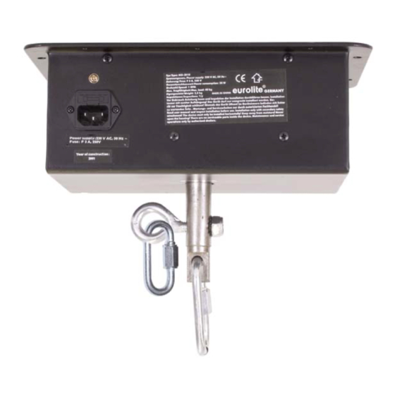 EuroLite MD-3010 Bedienungsanleitung