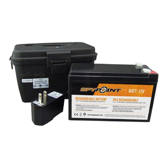 Spypoint KIT-12V Bedienungsanleitung