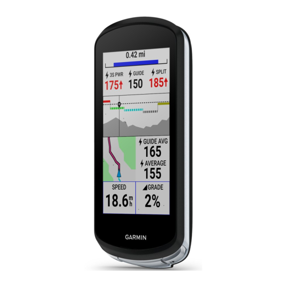 Garmin EDGE 1040 Schnellstartanleitung