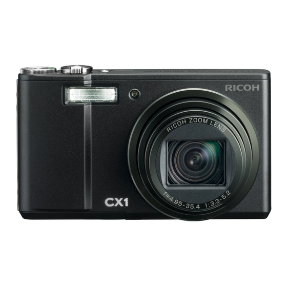 Ricoh CX1 Benutzerhandbuch