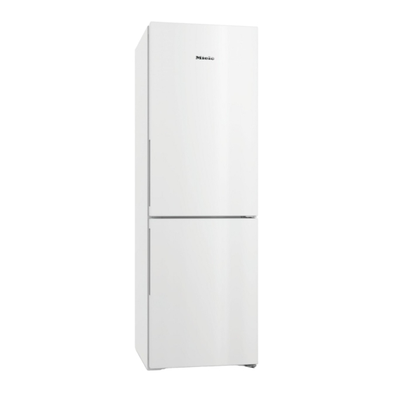 Miele KFN 4375 DD ws Gebrauchsanweisung
