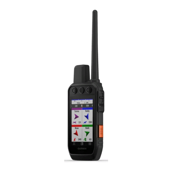 Garmin Alpha 200i Benutzerhandbuch