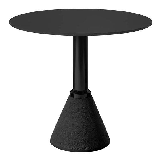 Magis Table_One Bistrot Montageanleitung