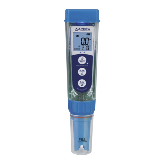 APERA INSTRUMENTS EC5 Premium Bedienungsanleitung