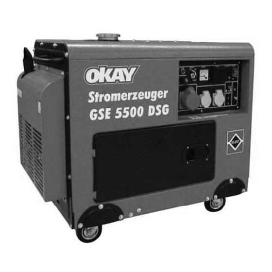 Okay GSE 5500 DSG Originalbetriebsanleitung
