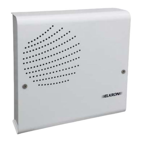 Elkron HP375M Installationshandbuch
