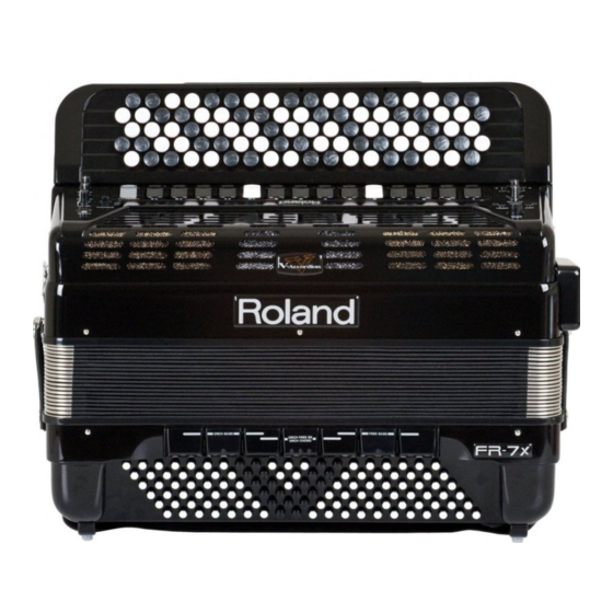 Roland FR-7x Leitfaden